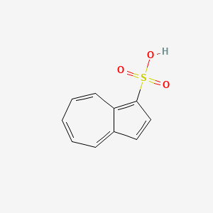 molecular formula C10H8O3S B8623949 Azulenesulfonic acid CAS No. 112504-30-0