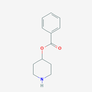 molecular formula C12H15NO2 B8623958 Piperidin-4-yl benzoate CAS No. 123202-89-1