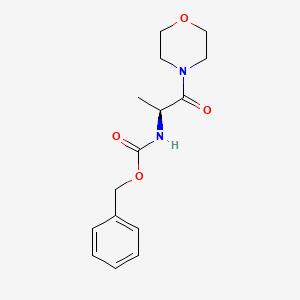 molecular formula C15H20N2O4 B8623982 [(S)-1-Methyl-2-morpholino-2-oxoethyl]carbamic acid benzyl ester 
