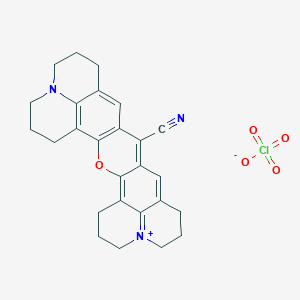 molecular formula C26H26ClN3O5 B008624 Rhodamine 800 CAS No. 101027-54-7