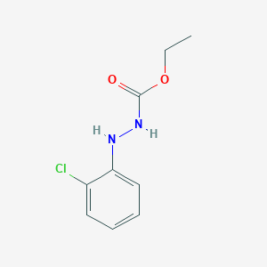 molecular formula C9H11ClN2O2 B8624054 Ethyl 2-(2-chlorophenyl)hydrazine-1-carboxylate CAS No. 1205-13-6
