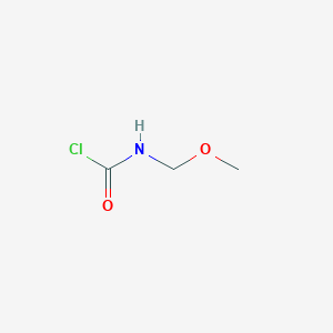 molecular formula C3H6ClNO2 B8624089 Carbamic chloride, methoxymethyl- 