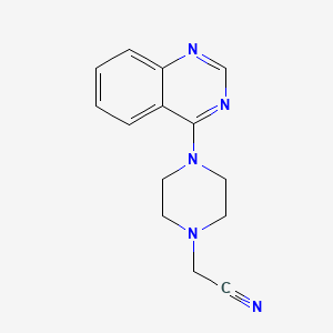 2-(4-(Quinazolin-4-yl)piperazin-1-yl)acetonitrile