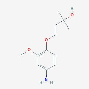 4-(4-Amino-2-methoxyphenoxy)-2-methylbutan-2-ol