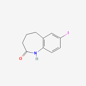 7-iodo-2-oxo-2,3,4,5-tetrahydro-1H-1-benzazepine