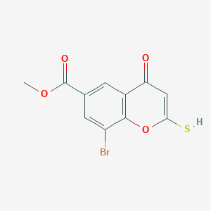 methyl 8-bromo-4-hydroxy-2-thioxo-2H-chromene-6-carboxylate