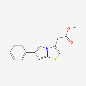 3-Carbomethoxymethyl-6-phenylpyrrolo[2,1-b] thiazole