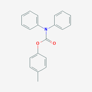 molecular formula C20H17NO2 B086243 (4-methylphenyl) N,N-diphenylcarbamate CAS No. 10369-97-8