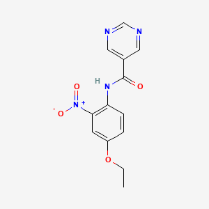 5-Pyrimidinecarboxamide,n-(4-ethoxy-2-nitrophenyl)-