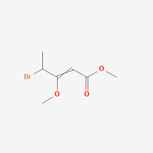Methyl 4-bromo-3-methoxypent-2-enoate