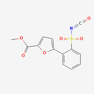 Methyl 5-{2-[(oxomethylidene)sulfamoyl]phenyl}furan-2-carboxylate