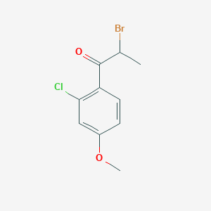 2-Bromo-1-(2-chloro-4-methoxyphenyl)-propan-1-one
