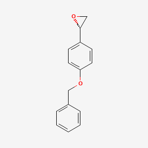 molecular formula C15H14O2 B8624406 (R)-2-(4-benzyloxyphenyl)oxirane 