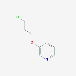 molecular formula C8H10ClNO B8624407 3-(3-Chloro-propoxy)-pyridine 