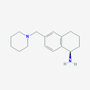 (R)-6-(piperidin-1-ylmethyl)-1,2,3,4-tetrahydronaphthalen-1-amine