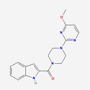 2-[4-(4-methoxypyrimidin-2-yl)piperazine-1-carbonyl]-1H-indole