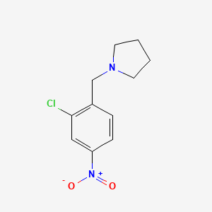 1-(2-Chloro-4-nitro-benzyl)-pyrrolidine