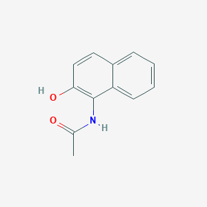 molecular formula C12H11NO2 B086245 Acetamide, N-(2-hydroxy-1-naphthalenyl)- CAS No. 117-93-1