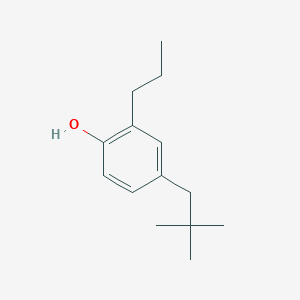 molecular formula C14H22O B8624500 4-(2,2-Dimethylpropyl)-2-propylphenol CAS No. 653578-16-6