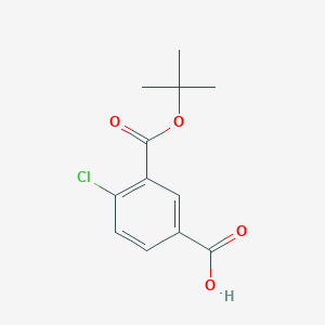 3-(Tert-butoxycarbonyl)-4-chlorobenzoic acid