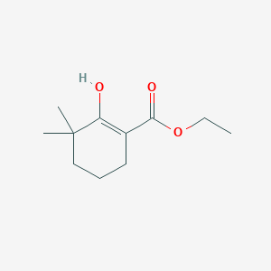 Ethyl 2-hydroxy-3,3-dimethylcyclohex-1-enecarboxylate