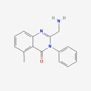 2-aminomethyl-5-methyl-3-phenyl-3H-quinazolin-4-one