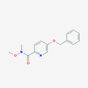 5-(Benzyloxy)-N-methoxy-N-methylpyridine-2-carboxamide