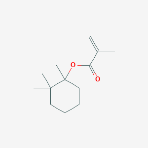 molecular formula C13H22O2 B8624727 1,2,2-Trimethylcyclohexyl 2-methylprop-2-enoate CAS No. 119058-72-9
