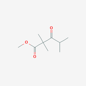 molecular formula C9H16O3 B8624791 Methyl 2,2,4-trimethyl-3-oxopentanoate 