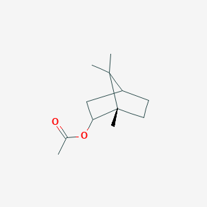 molecular formula C12H20O2 B086248 [(1S,2S,4R)-1,7,7-trimethyl-2-bicyclo[2.2.1]heptanyl] acetate CAS No. 125-12-2