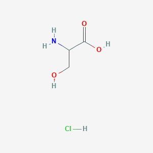 molecular formula C3H8ClNO3 B8624839 DL-serine hydrochloride 