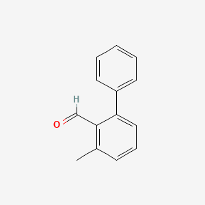 molecular formula C14H12O B8624904 2-Methyl-6-phenylbenzaldehyde CAS No. 77468-38-3