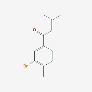 1-(3-Bromo-4-methylphenyl)-3-methylbut-2-en-1-one