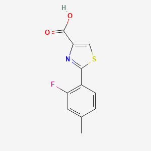 2-(2-Fluoro-4-methylphenyl)thiazole-4-carboxylic acid