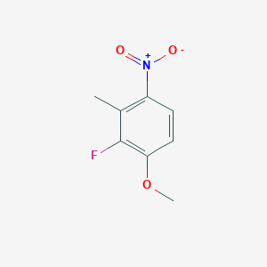 molecular formula C8H8FNO3 B8624995 2-Fluoro-1-methoxy-3-methyl-4-nitrobenzene CAS No. 1170991-78-2