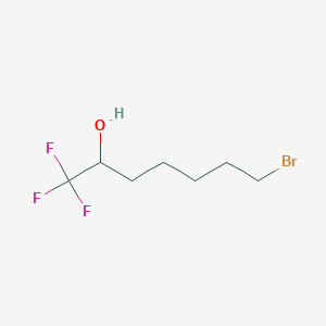7-Bromo-1,1,1-trifluoroheptan-2-OL