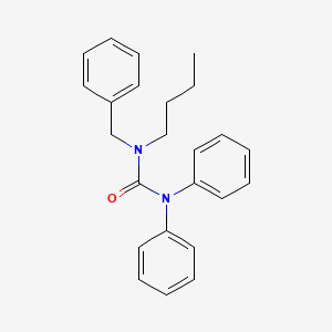 Urea, N-butyl-N',N'-diphenyl-N-(phenylmethyl)-