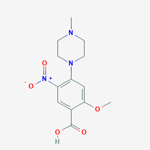 2-Methoxy-4-(4-methylpiperazin-1-yl)-5-nitrobenzoic acid