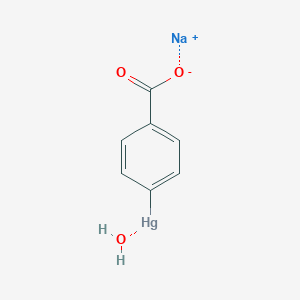 Mercurate(1-), (4-carboxylatophenyl)hydroxy-, sodium