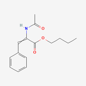 Butyl 2-acetamido-3-phenylprop-2-enoate