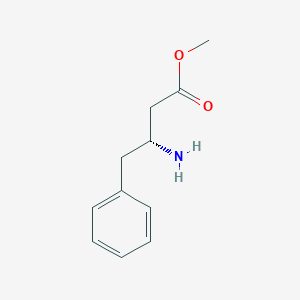 molecular formula C11H15NO2 B8625133 methyl (3R)-3-amino-4-phenylbutanoate 