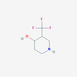 molecular formula C6H10F3NO B8625185 4-Hydroxy-3-trifluoromethylpiperidine 