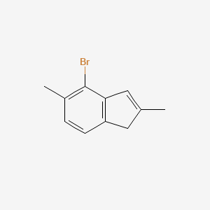 molecular formula C11H11Br B8625274 4-Bromo-2,5-dimethyl-1h-indene CAS No. 543698-85-7