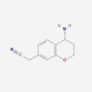 (4-Amino-chroman-7-yl)-acetonitrile