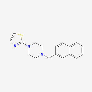1-[(Naphthalen-2-yl)methyl]-4-(1,3-thiazol-2-yl)piperazine