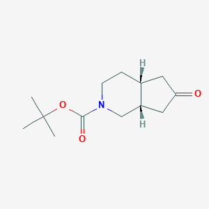 tert-butyl (4aR,7aS)-6-oxo-octahydro-1H-cyclopenta[c]pyridine-2-carboxylate
