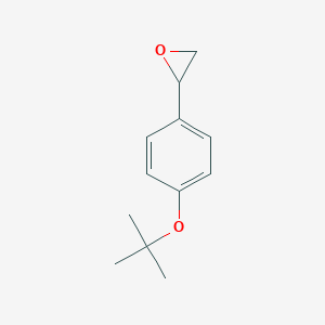 molecular formula C12H16O2 B8625414 2-(4-Tert-butoxyphenyl)oxirane 