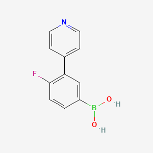 molecular formula C11H9BFNO2 B8625499 MFCD18261141 