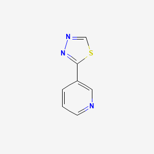 molecular formula C7H5N3S B8625506 3-(1,3,4-Thiadiazol-2-yl)pyridine CAS No. 28036-90-0