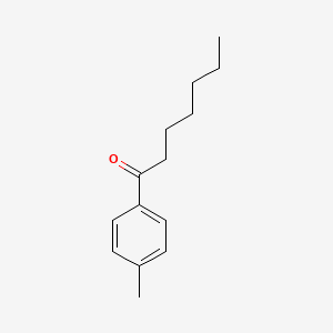 molecular formula C14H20O B8625518 1-(4-Methylphenyl)heptan-1-one 